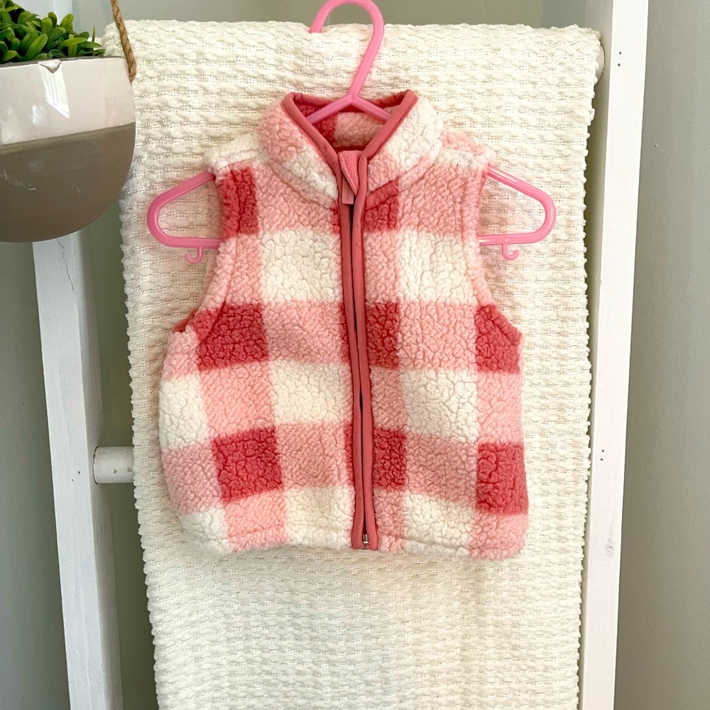 Infant Girls Zip Up Vest